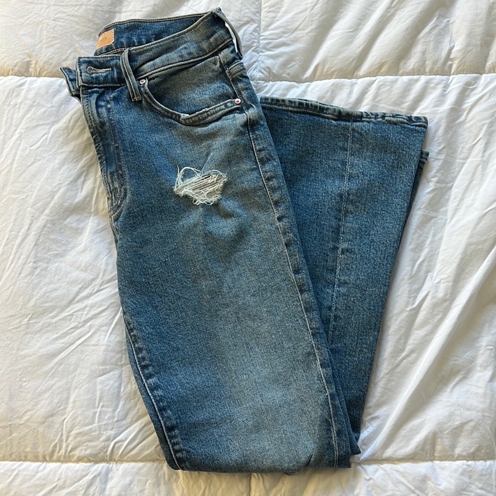 New Mother Denim Flare Jeans